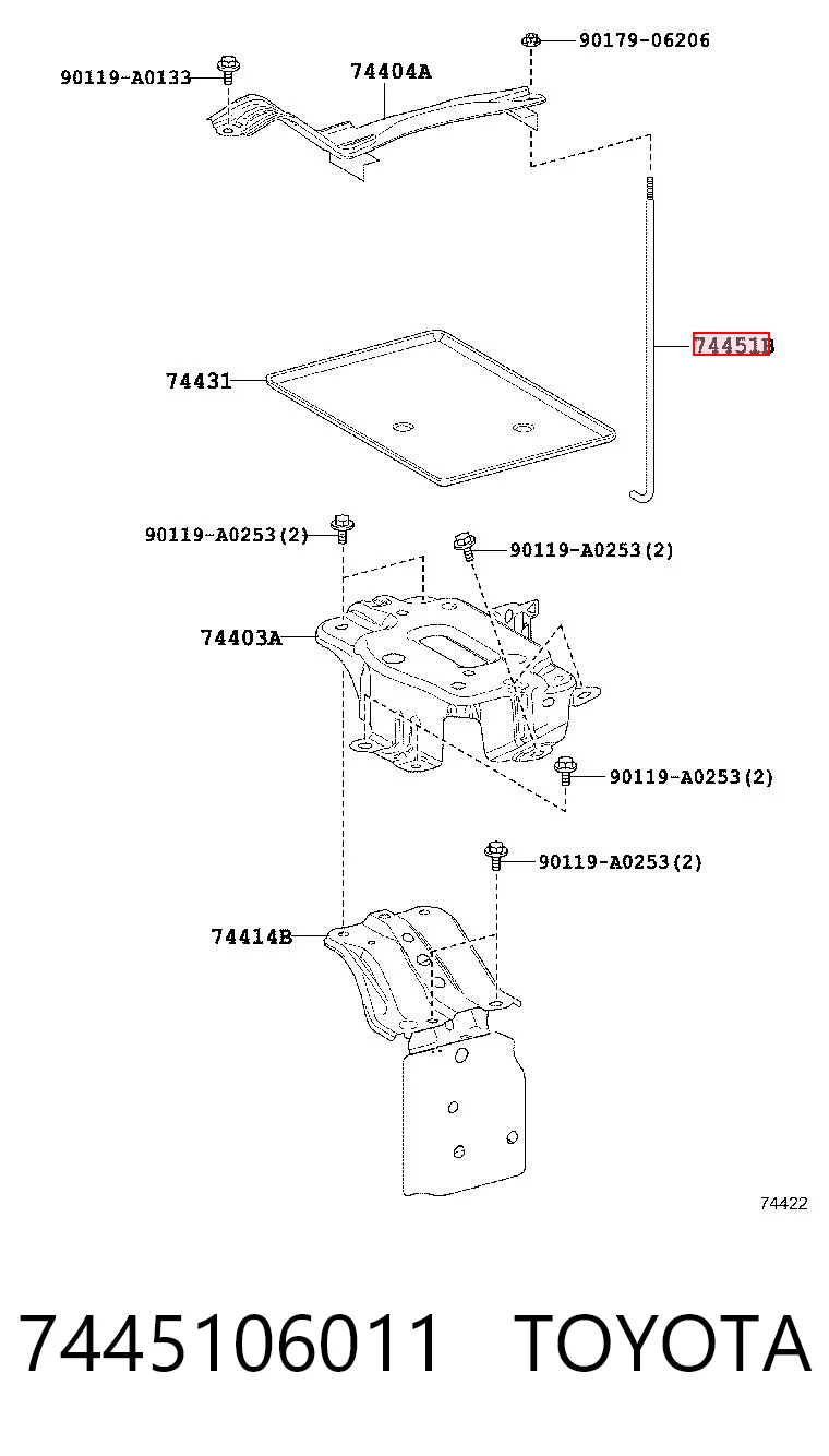 7445106011 Toyota 