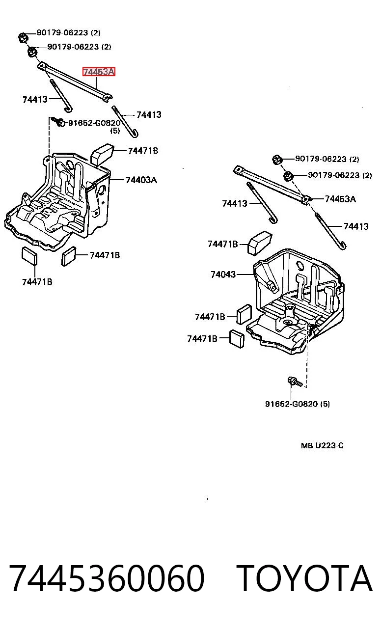 7445360060 Toyota 