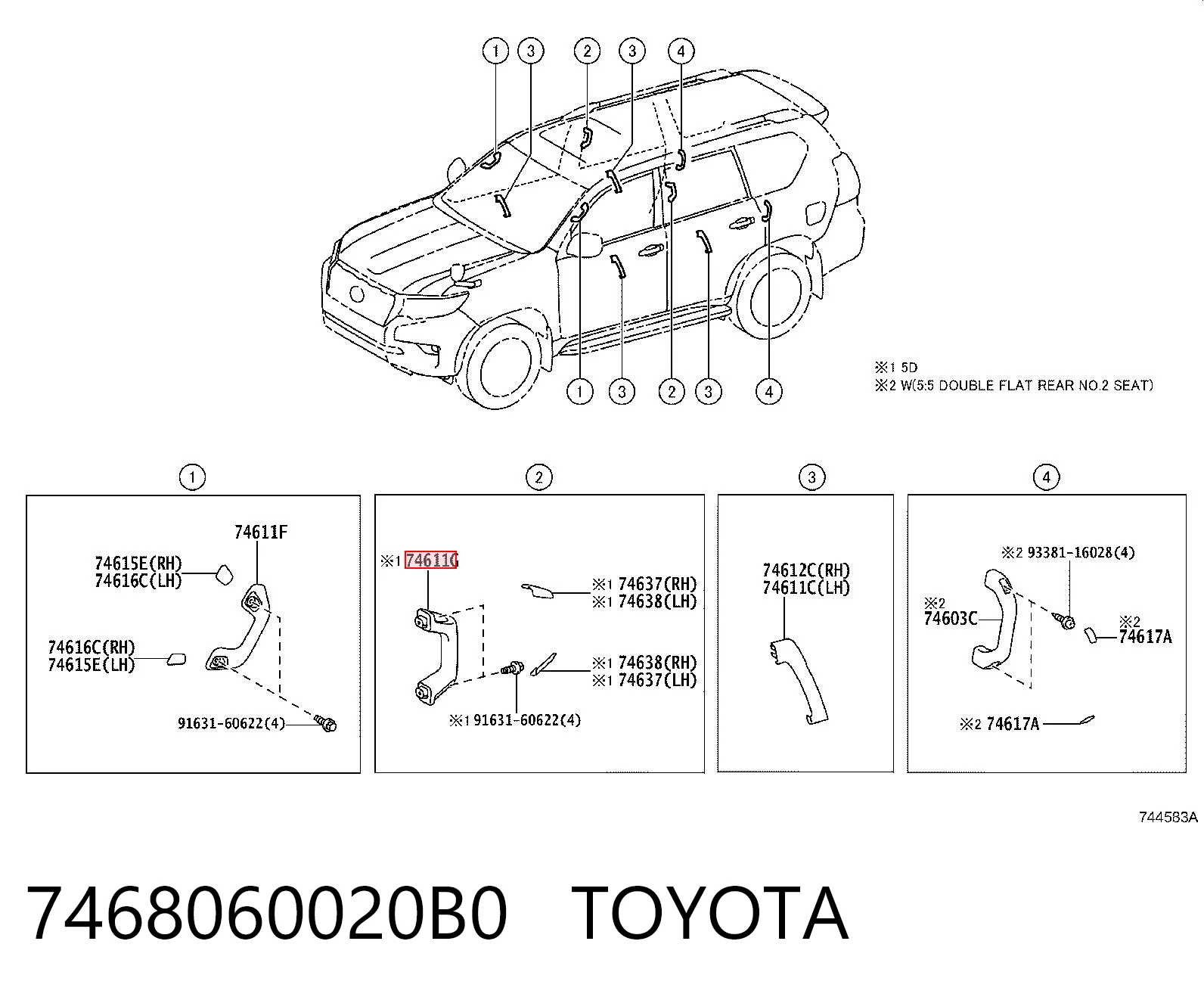 7468060020B0 Toyota 