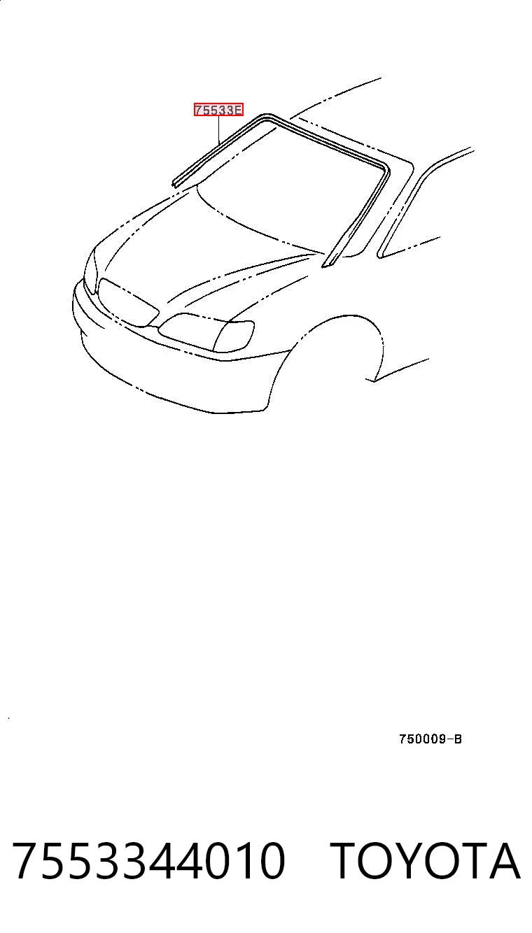 7553344010 Toyota