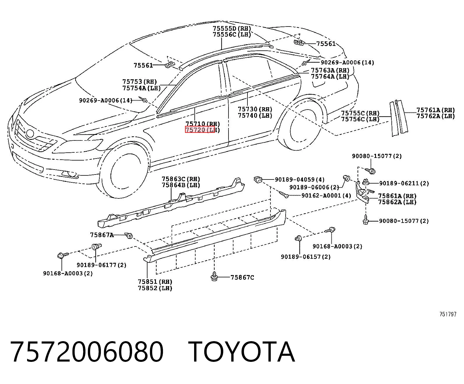 7572006080 Toyota 