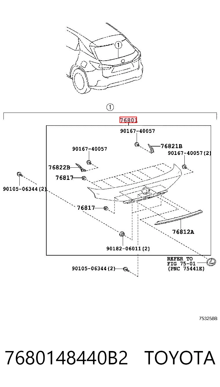 7680148440B2 Toyota