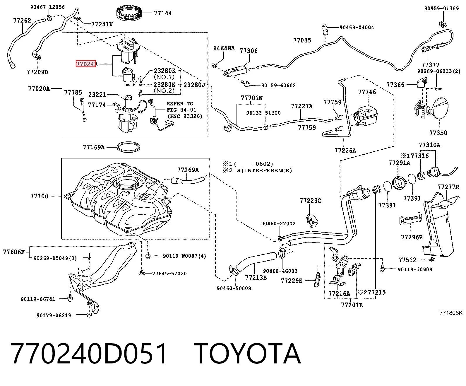770240D051 Toyota