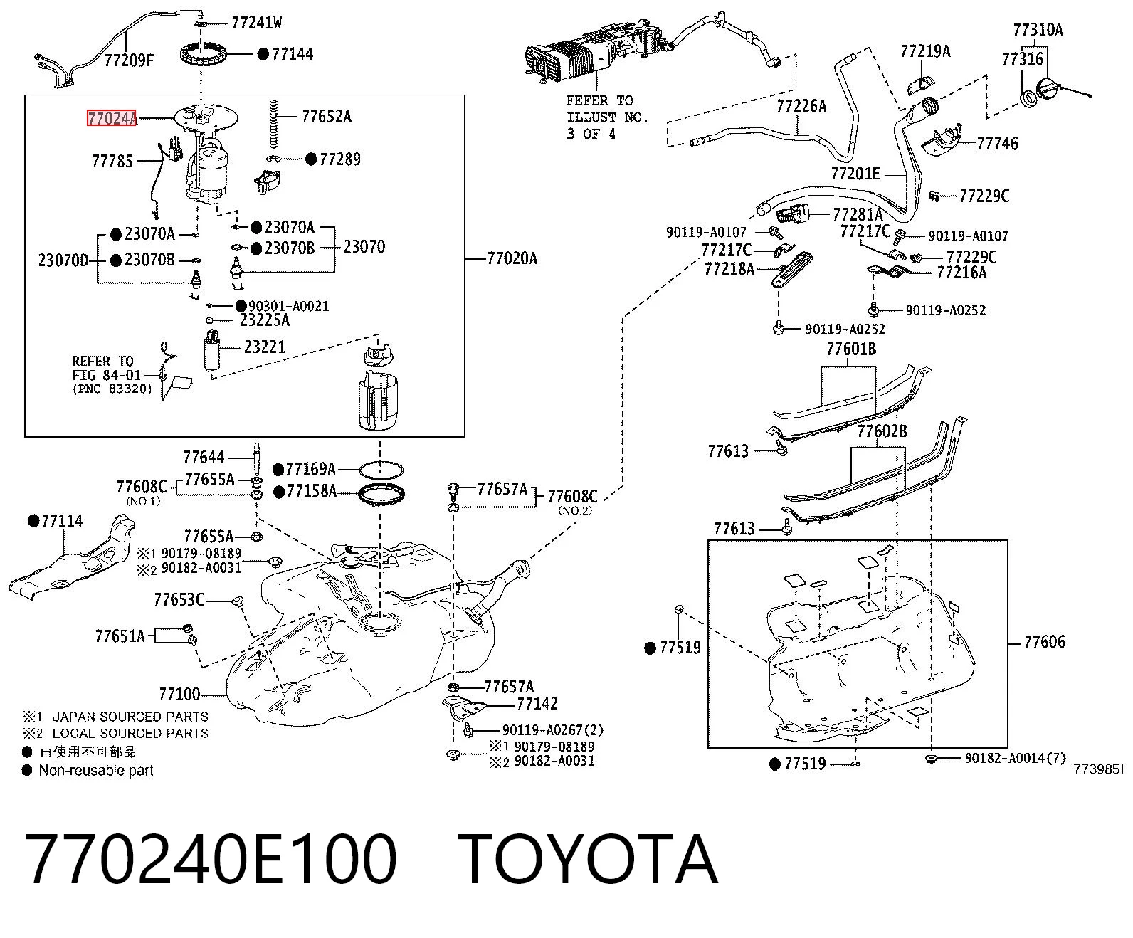 770240E100 Toyota 