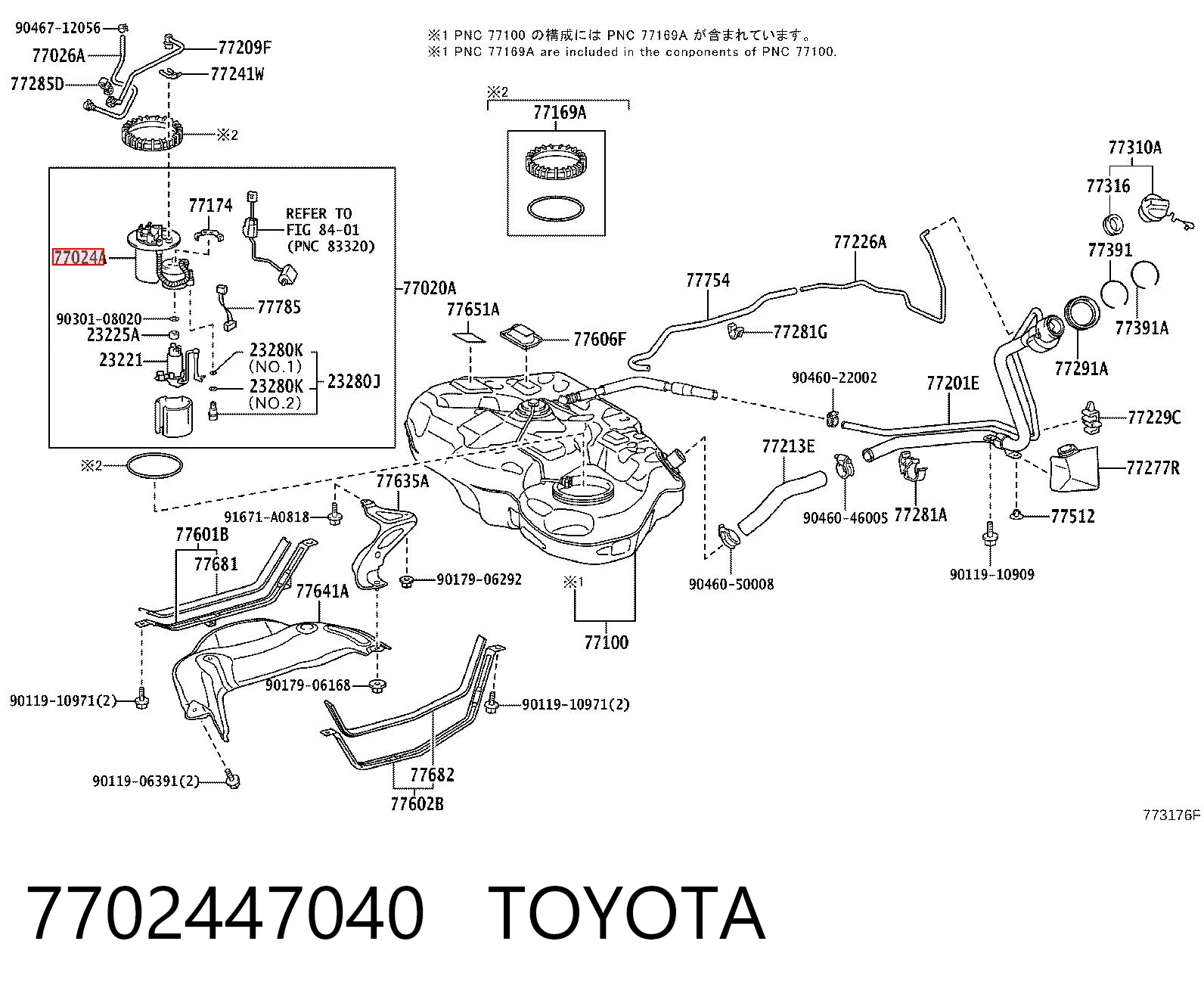 7702447040 Toyota 