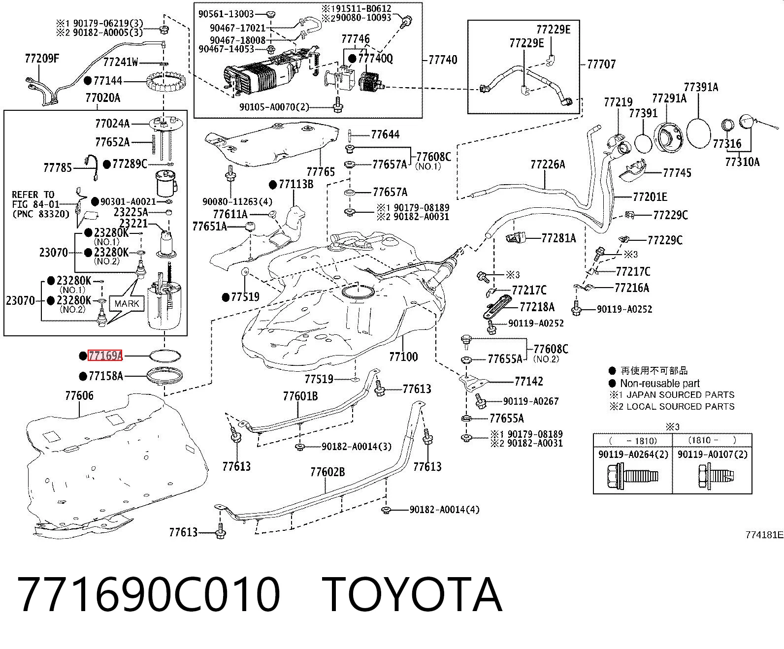 771690C010 Toyota 