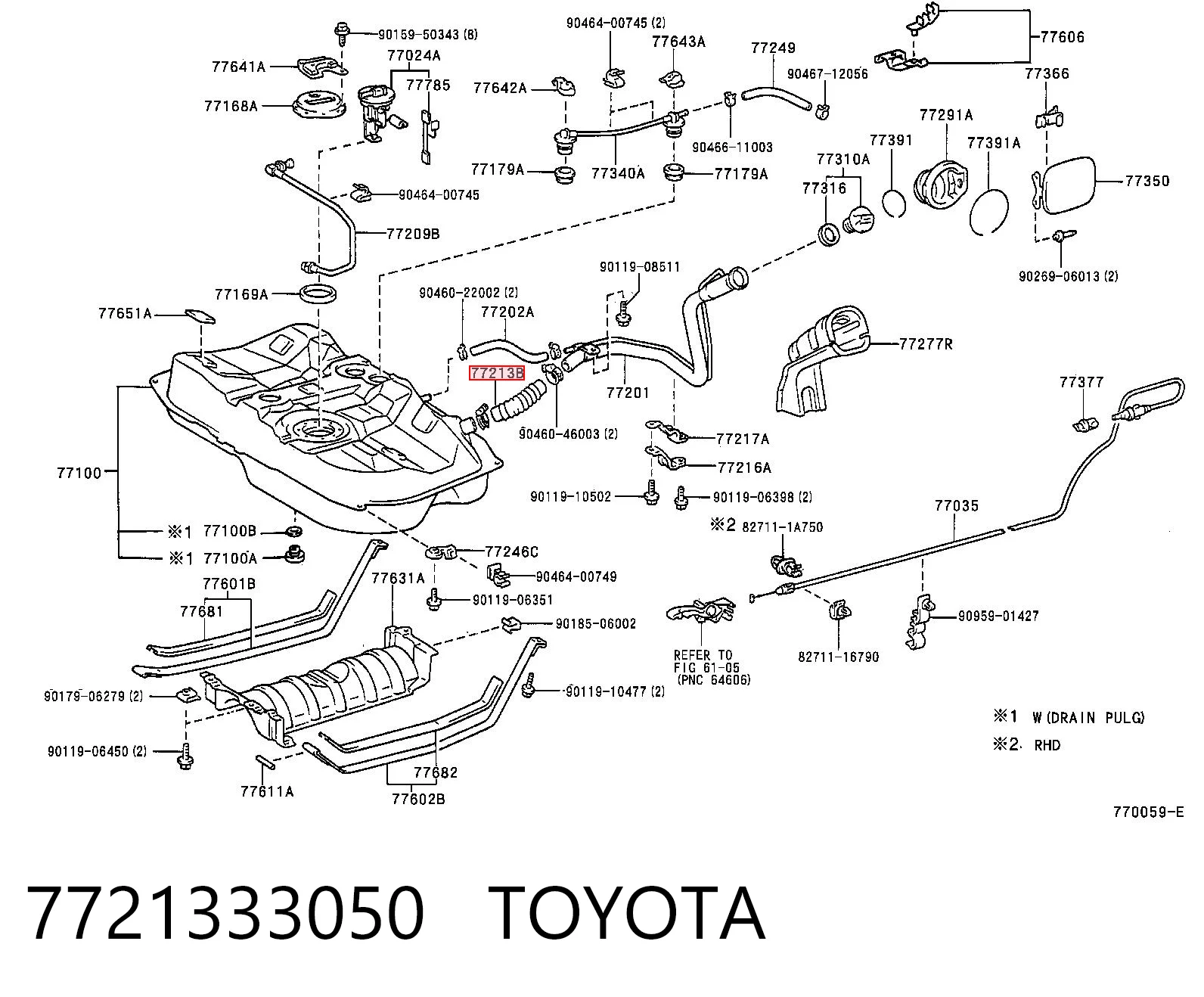 7721333050 Toyota 