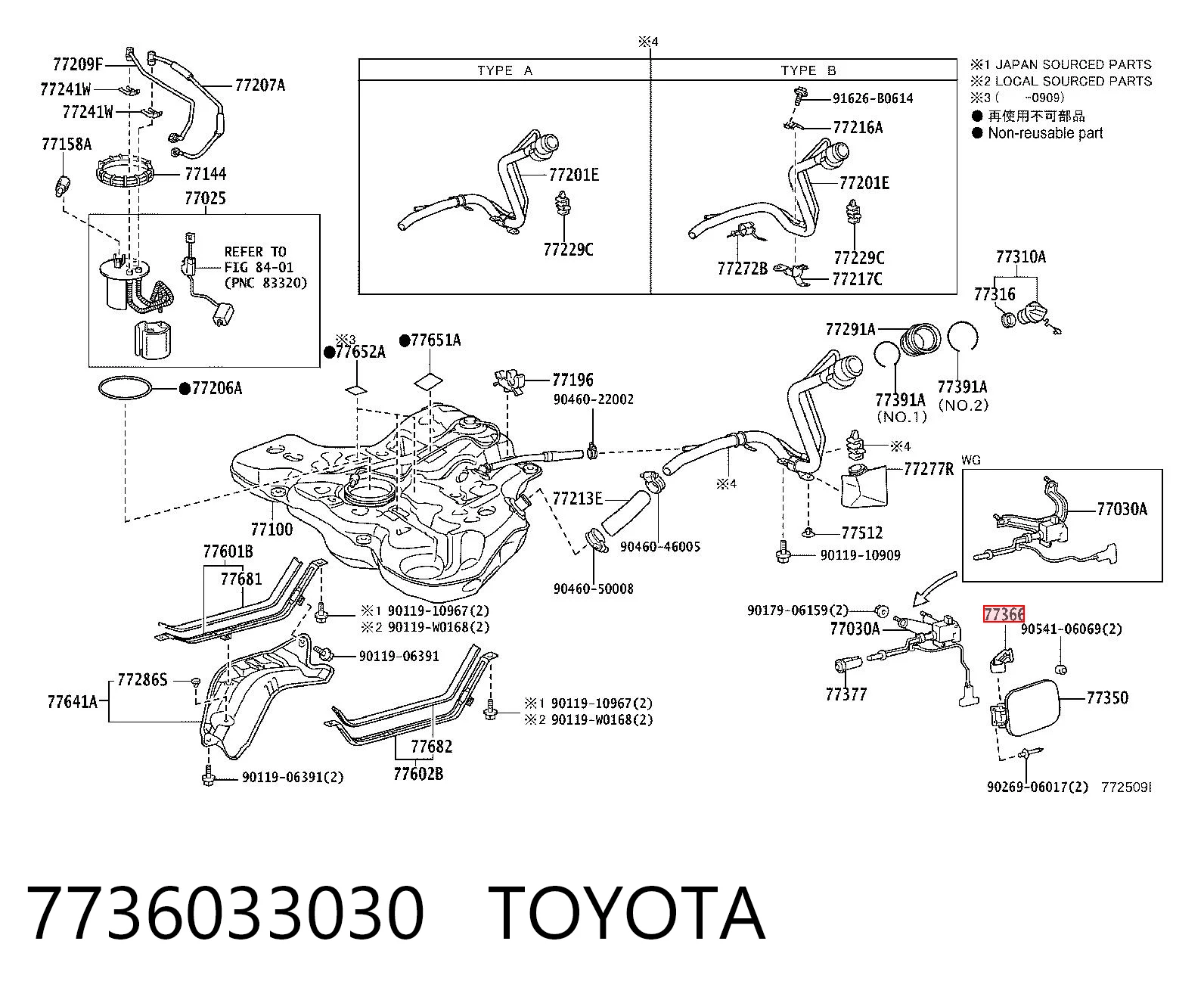 7736033030 Toyota 