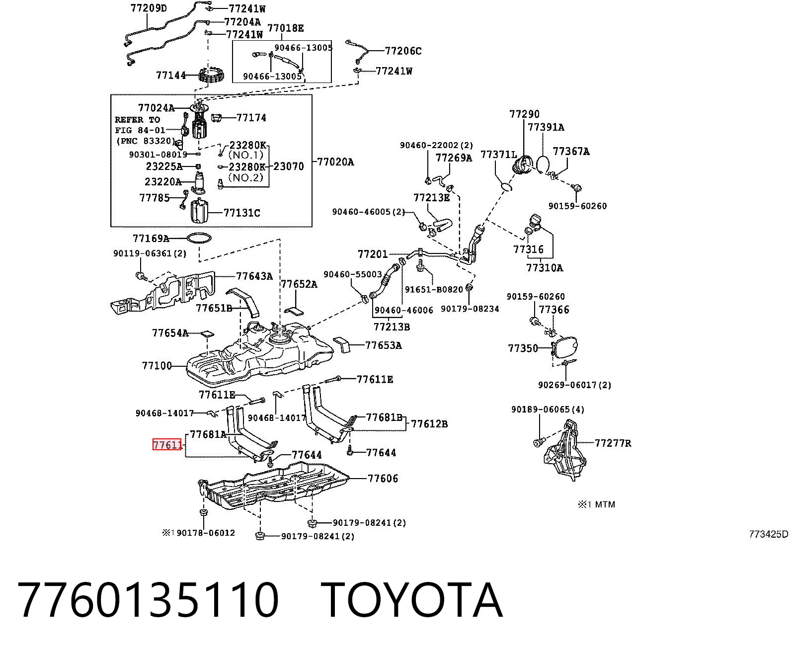 7760135110 Toyota