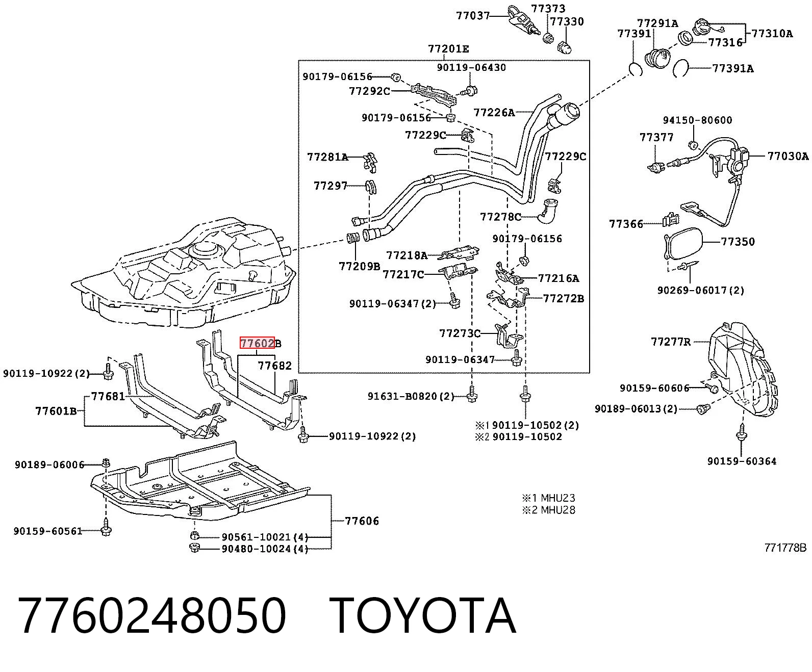 7760248050 Toyota 