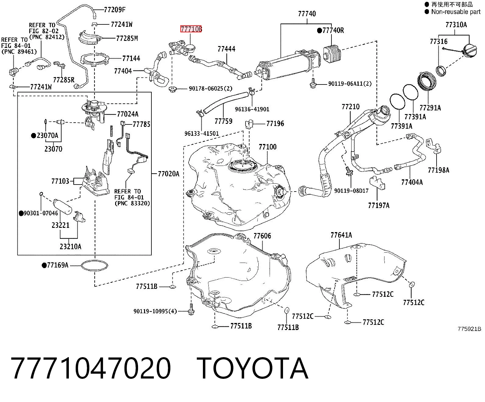7771047020 Toyota 