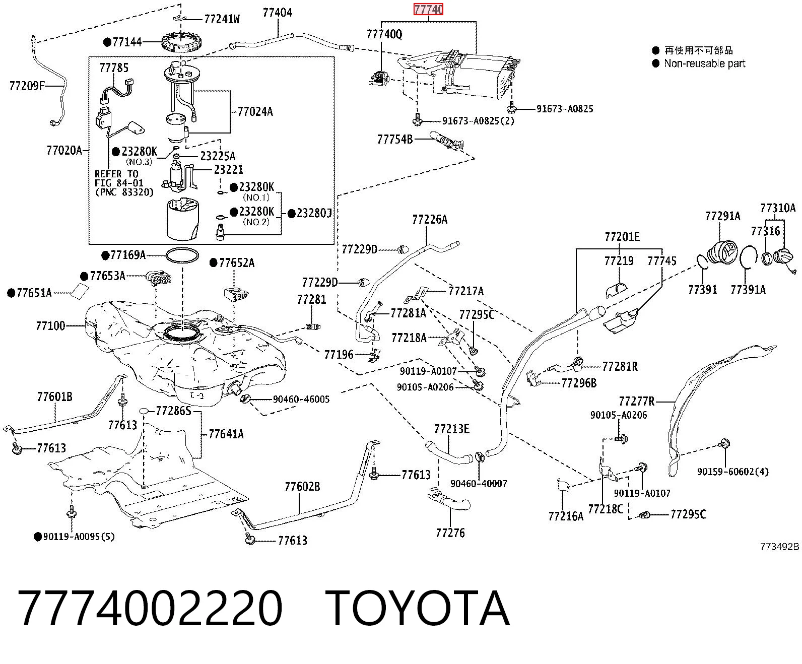 7774002220 Toyota 