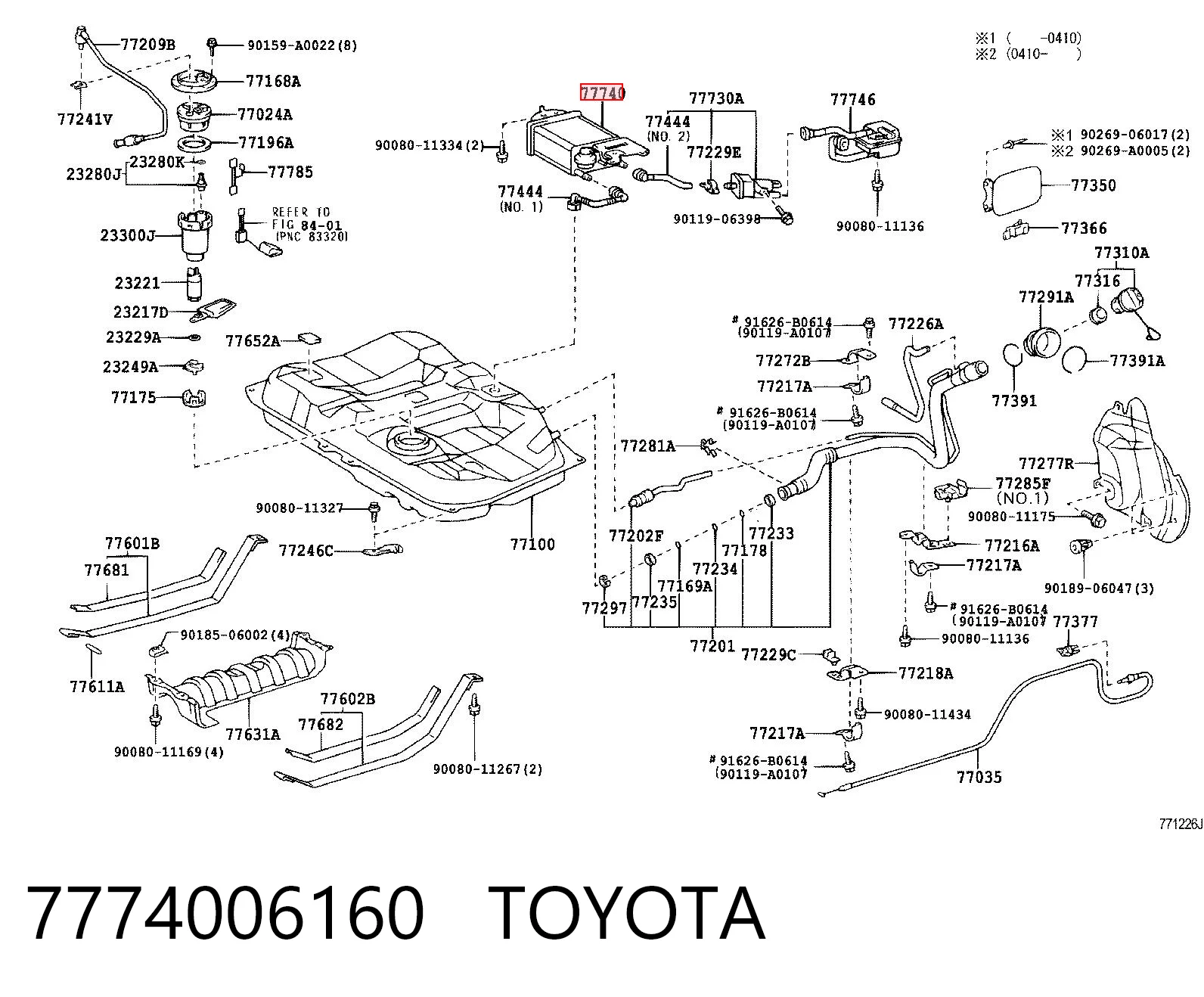 7774006160 Toyota 