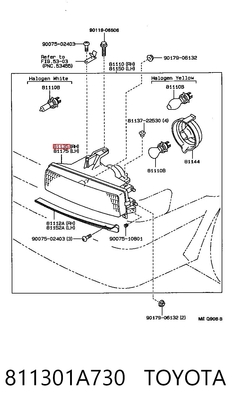 811301A730 Toyota