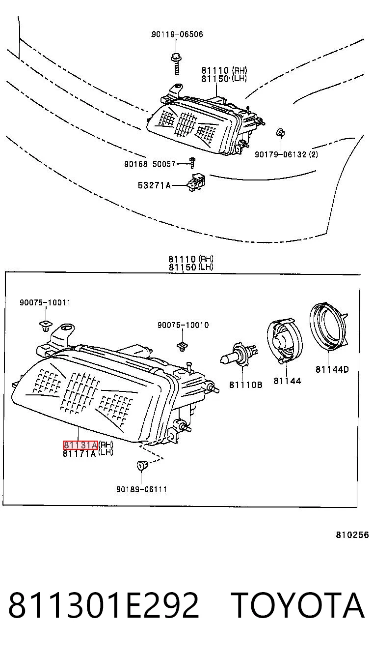 811301E292 Toyota
