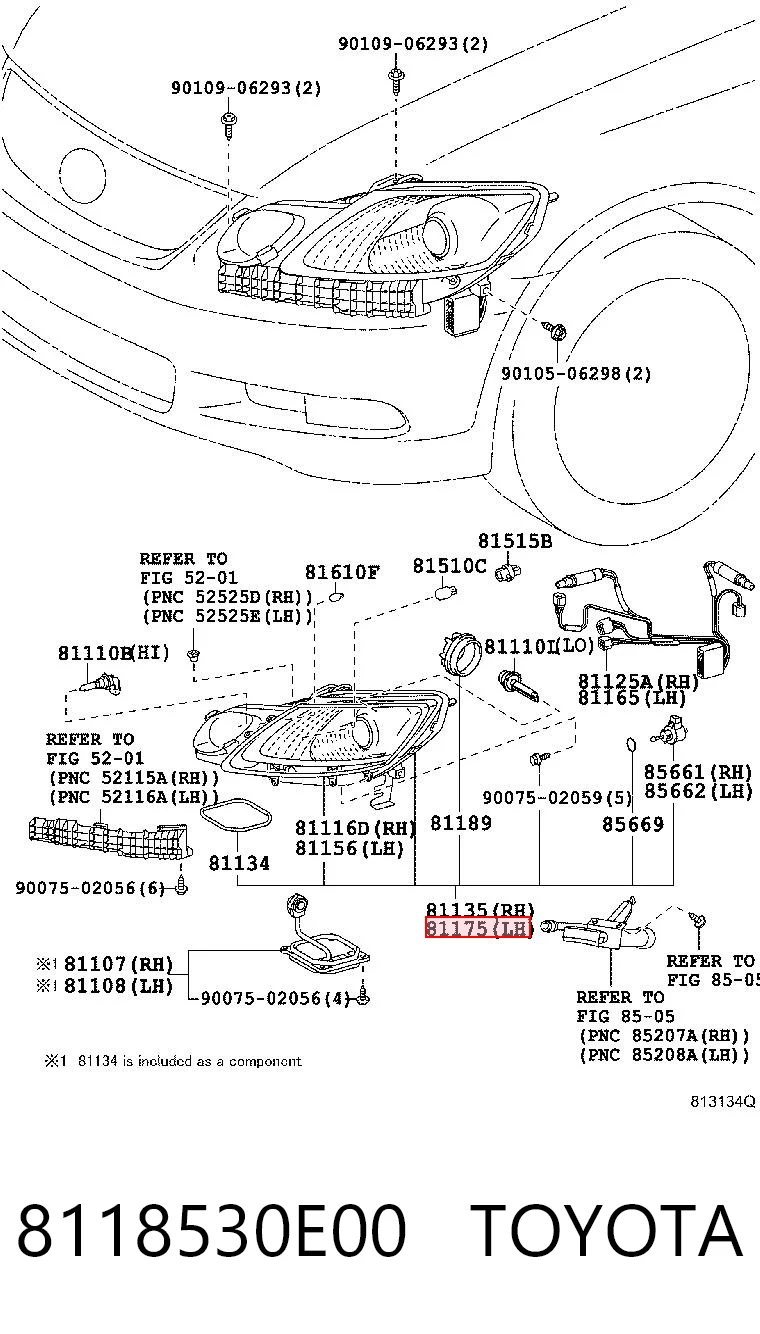 8118530E00 Toyota