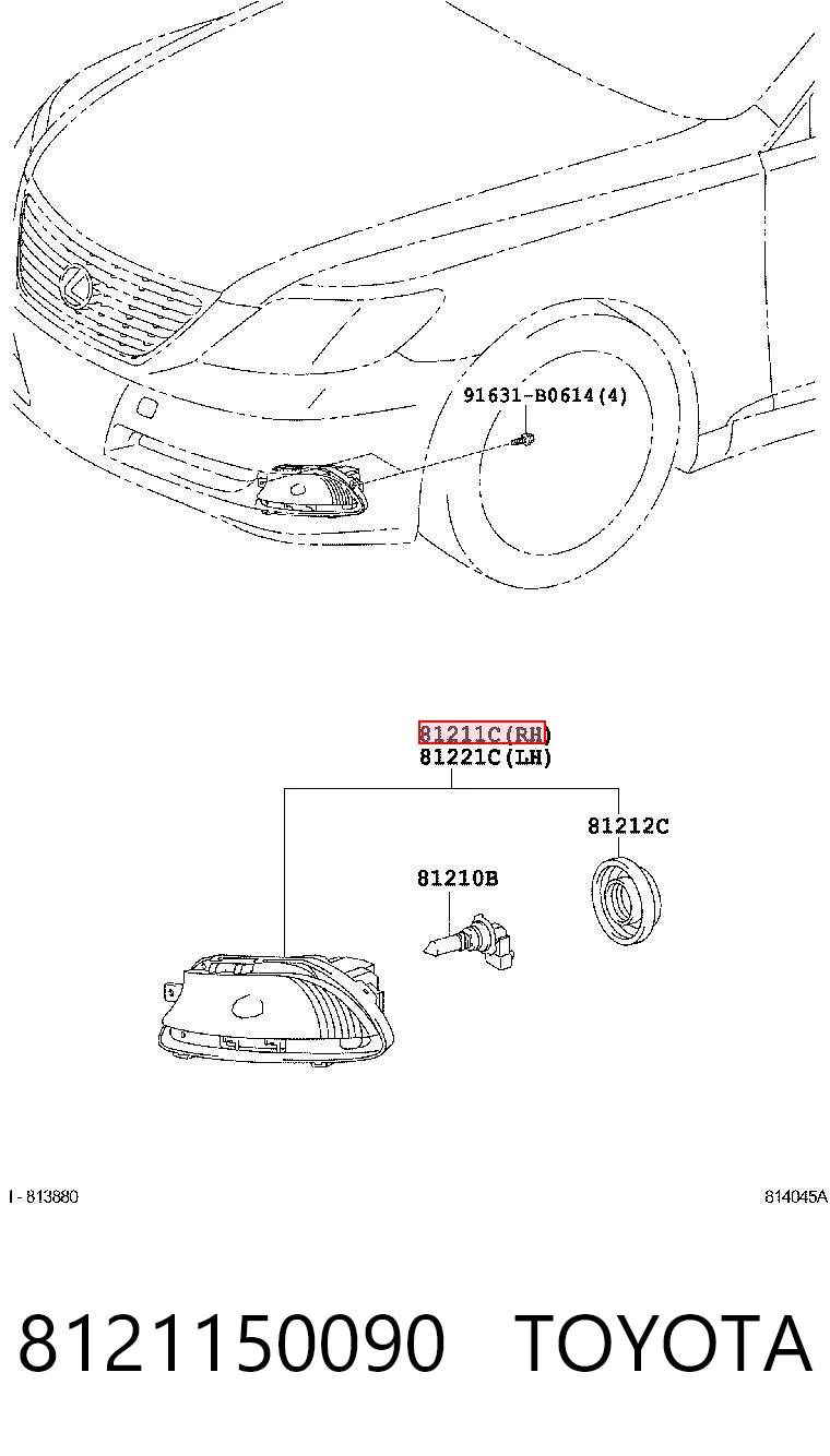 8121150090 Toyota