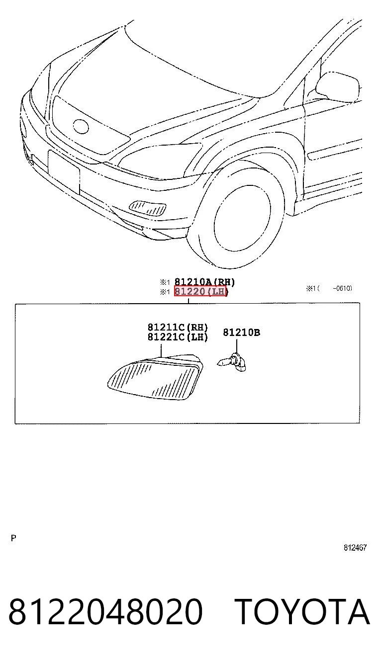 ZTY2003L KLARKSONAS Фара, ліва