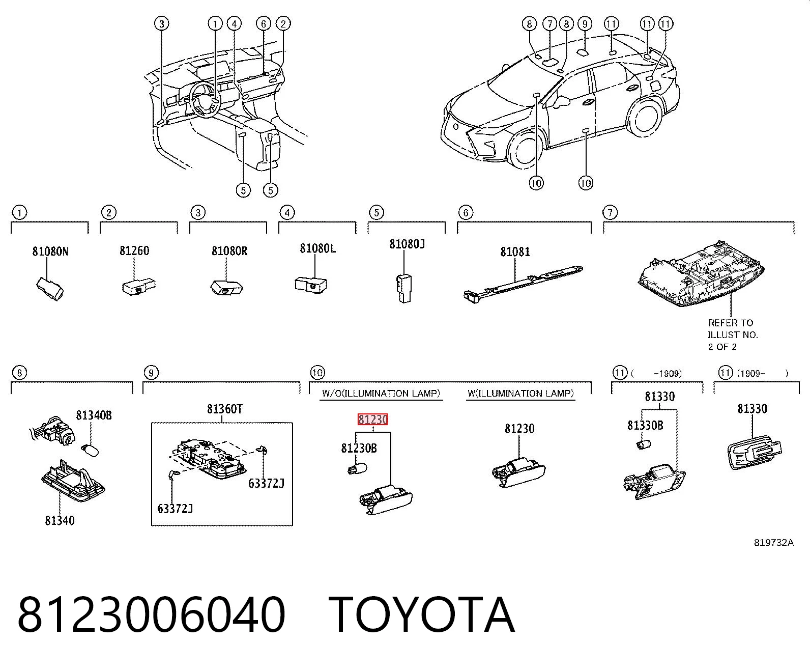 8123006040 Toyota 