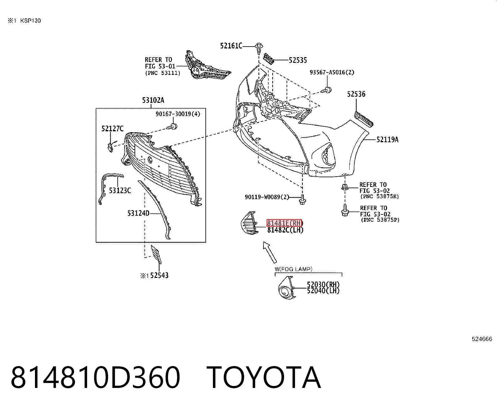 814810D360 Toyota 
