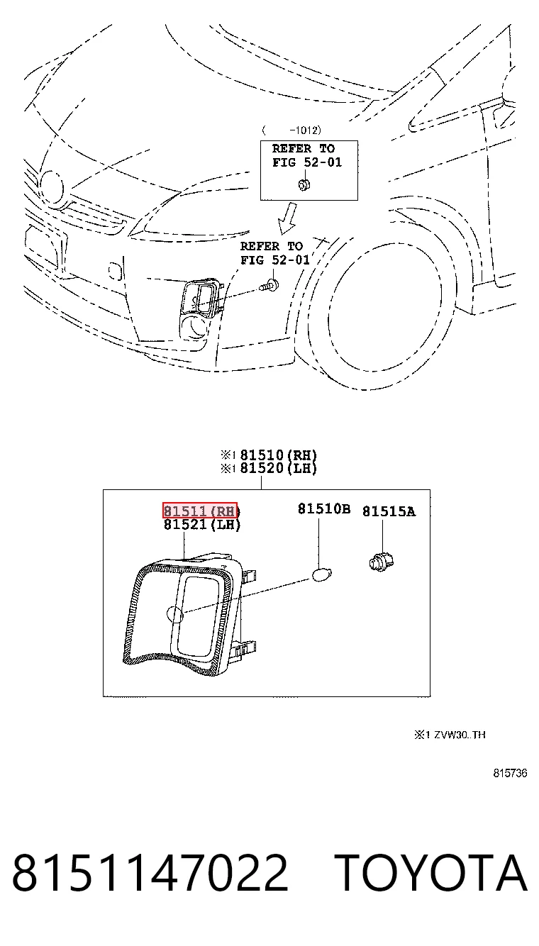 8151147022 Toyota 