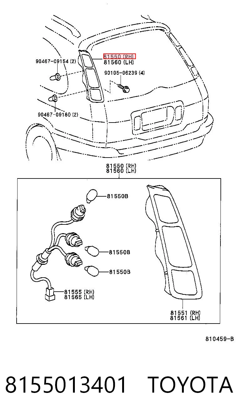 8155013401 Toyota
