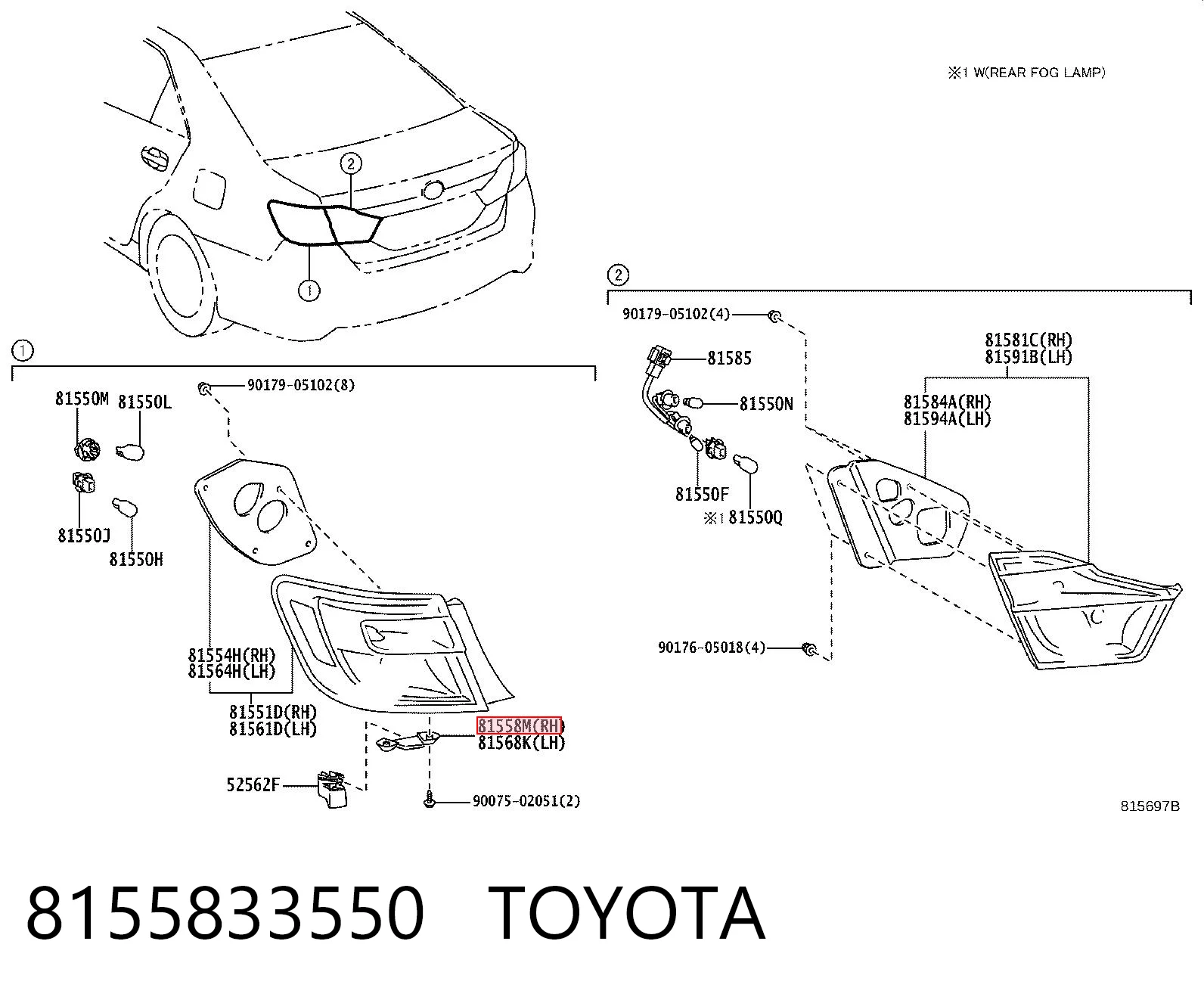 8155833550 Toyota