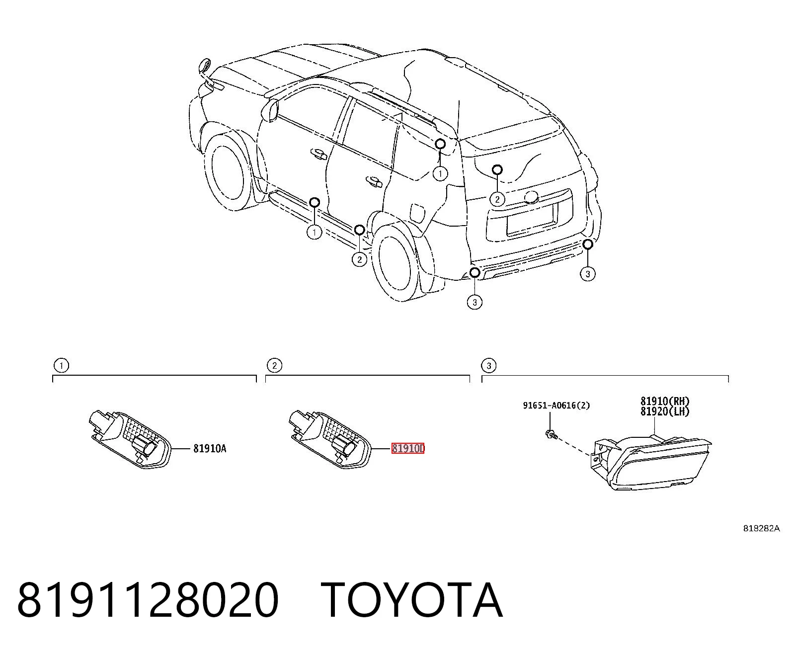 8191128020 Toyota 