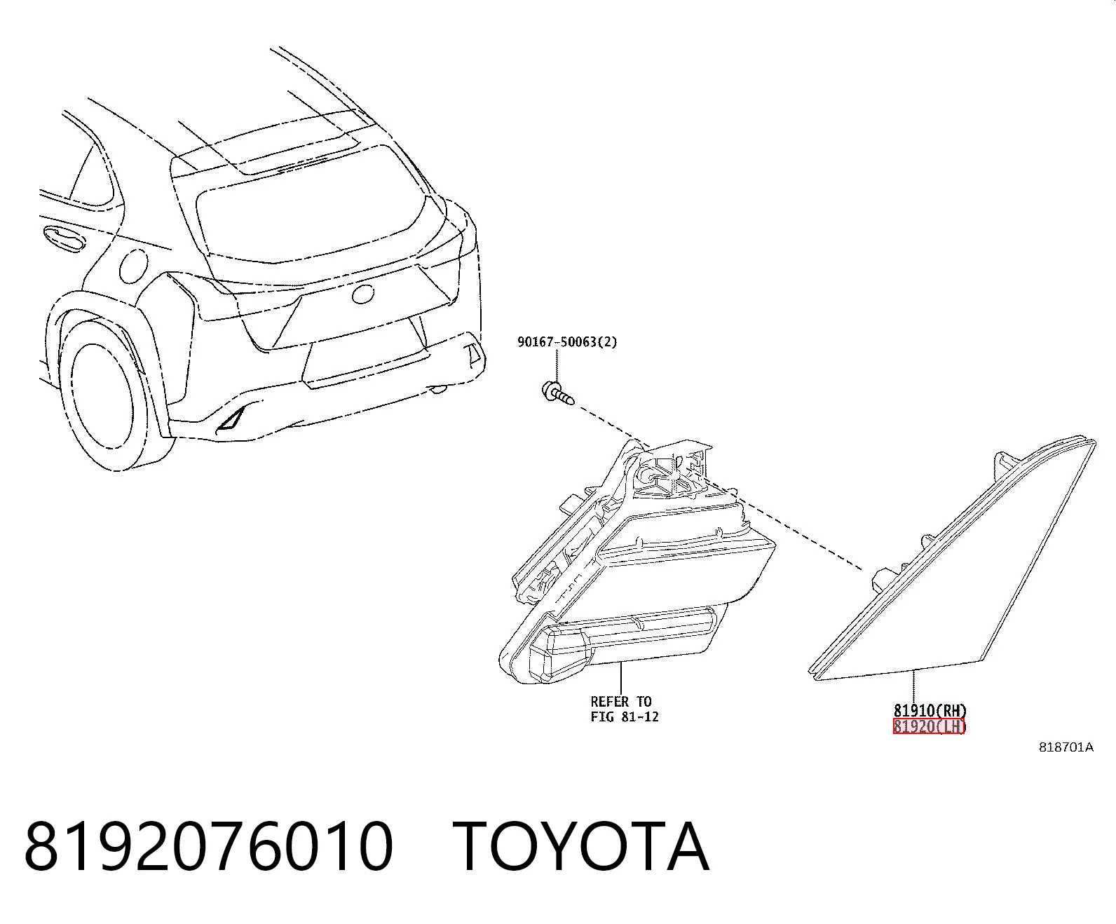 8192076010 Toyota
