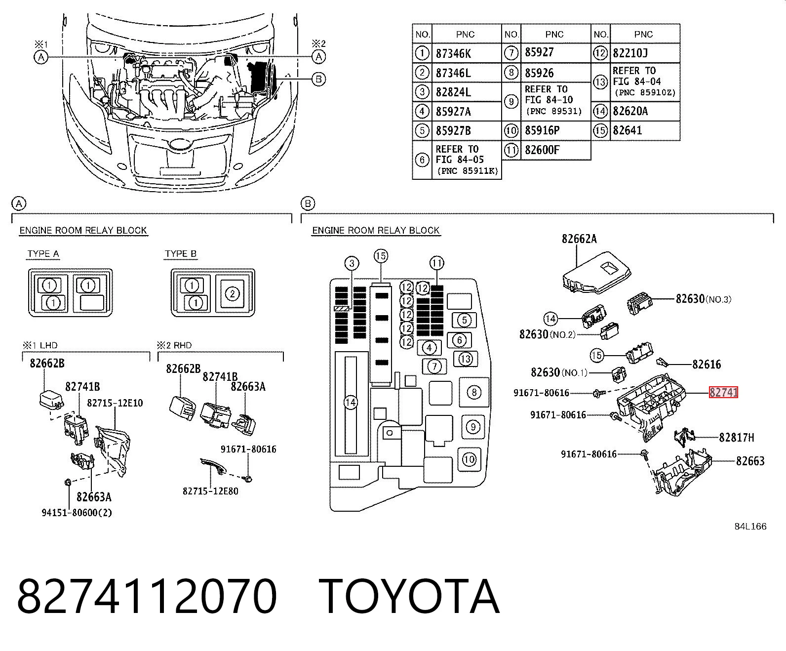 Реле запобіжників на Toyota Avensis III T27
