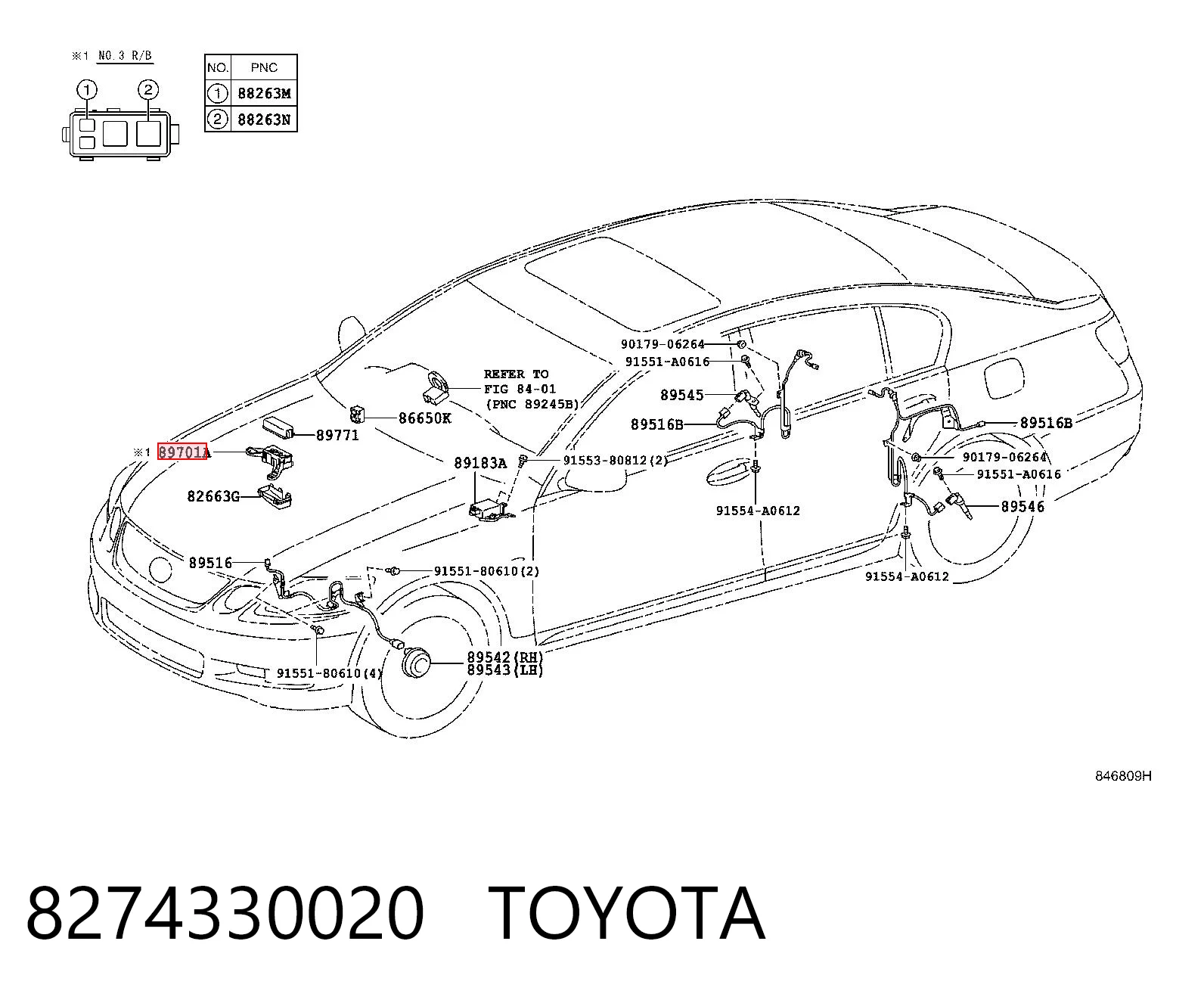 8274330020 Toyota Реле запобіжників