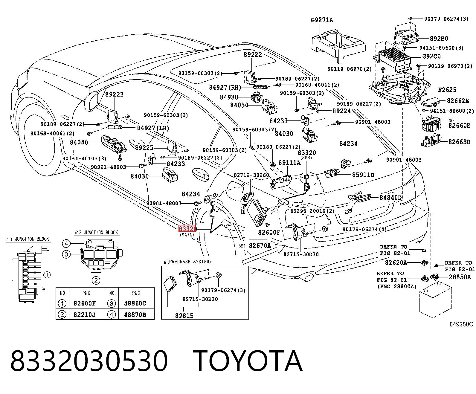8332030530 Toyota Датчик бензобака