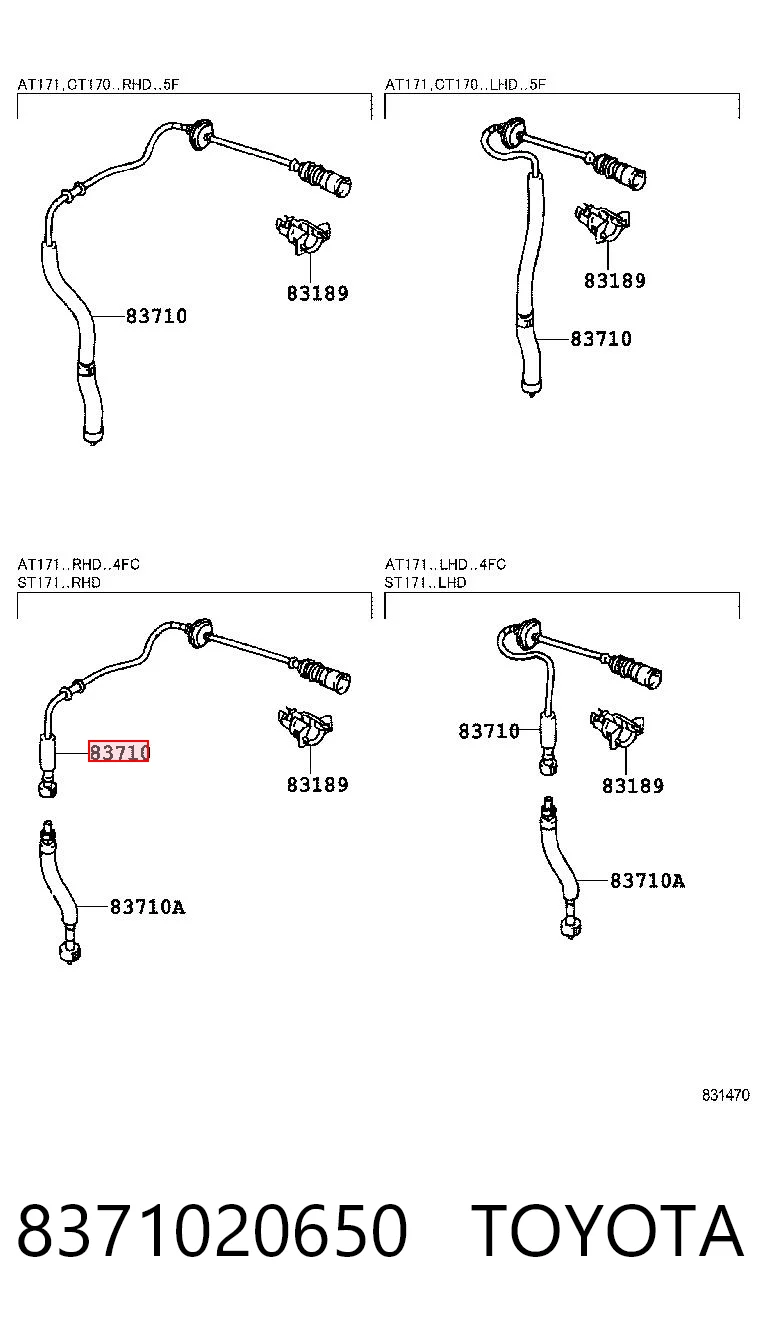 8371020650 Toyota