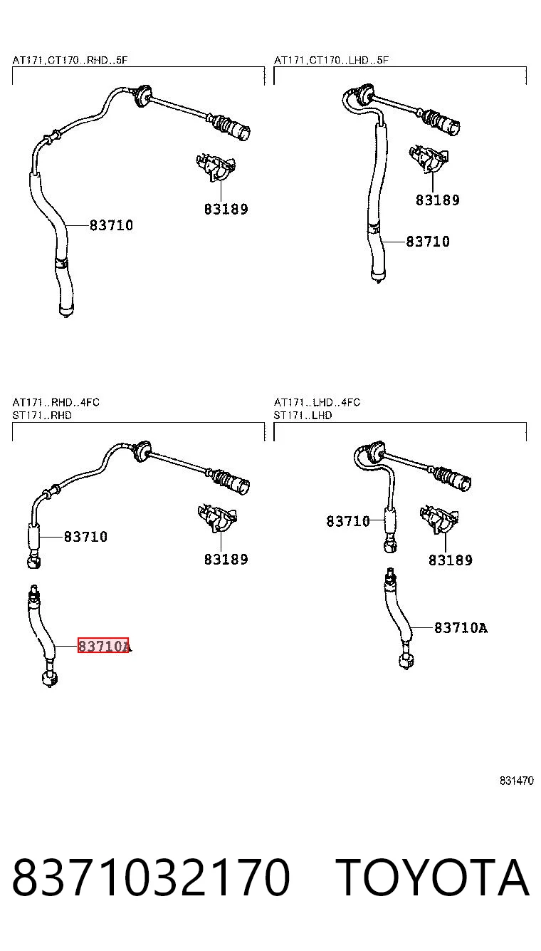 8371032170 Toyota