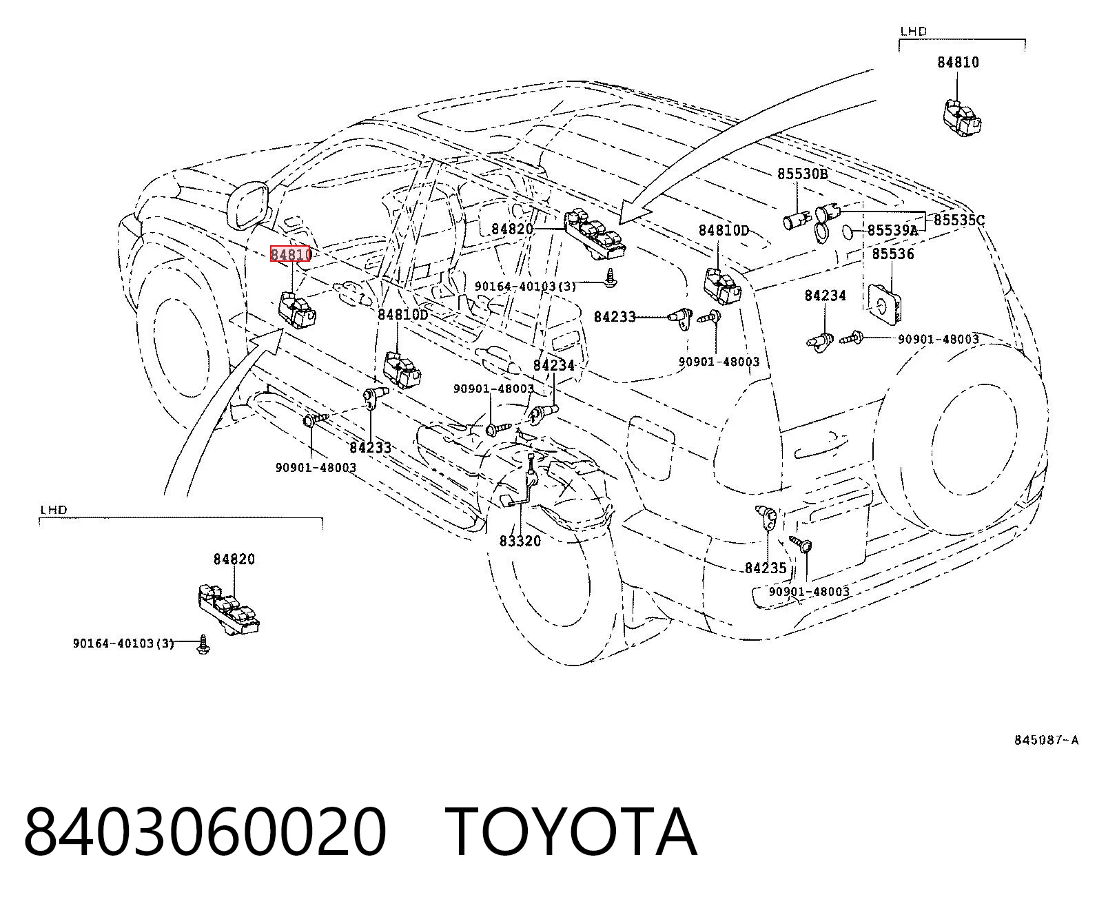 8403060020 Toyota 