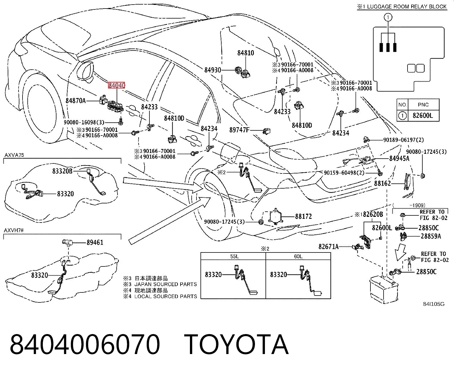 8404006070 Toyota 