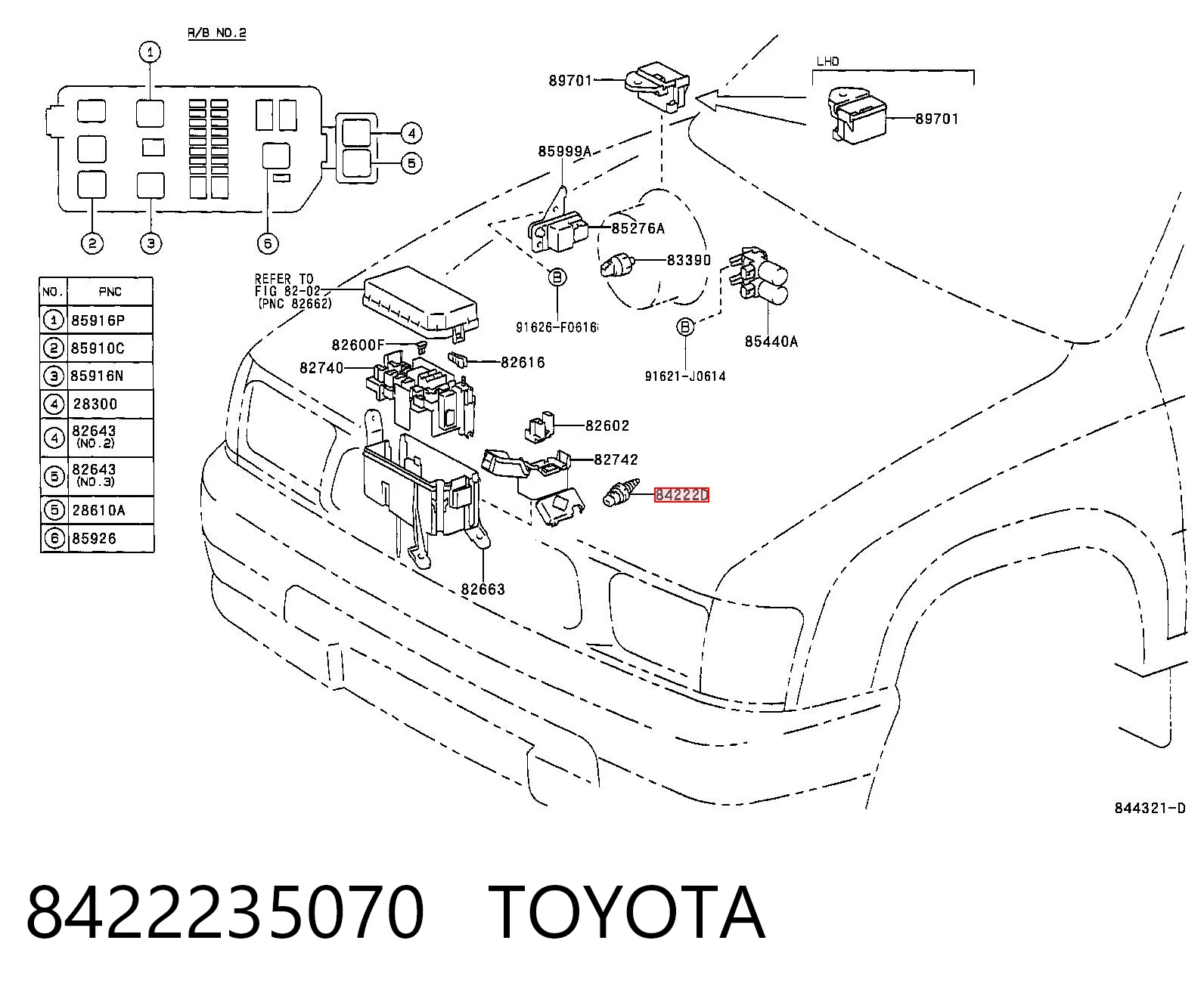 8422235070 Toyota 