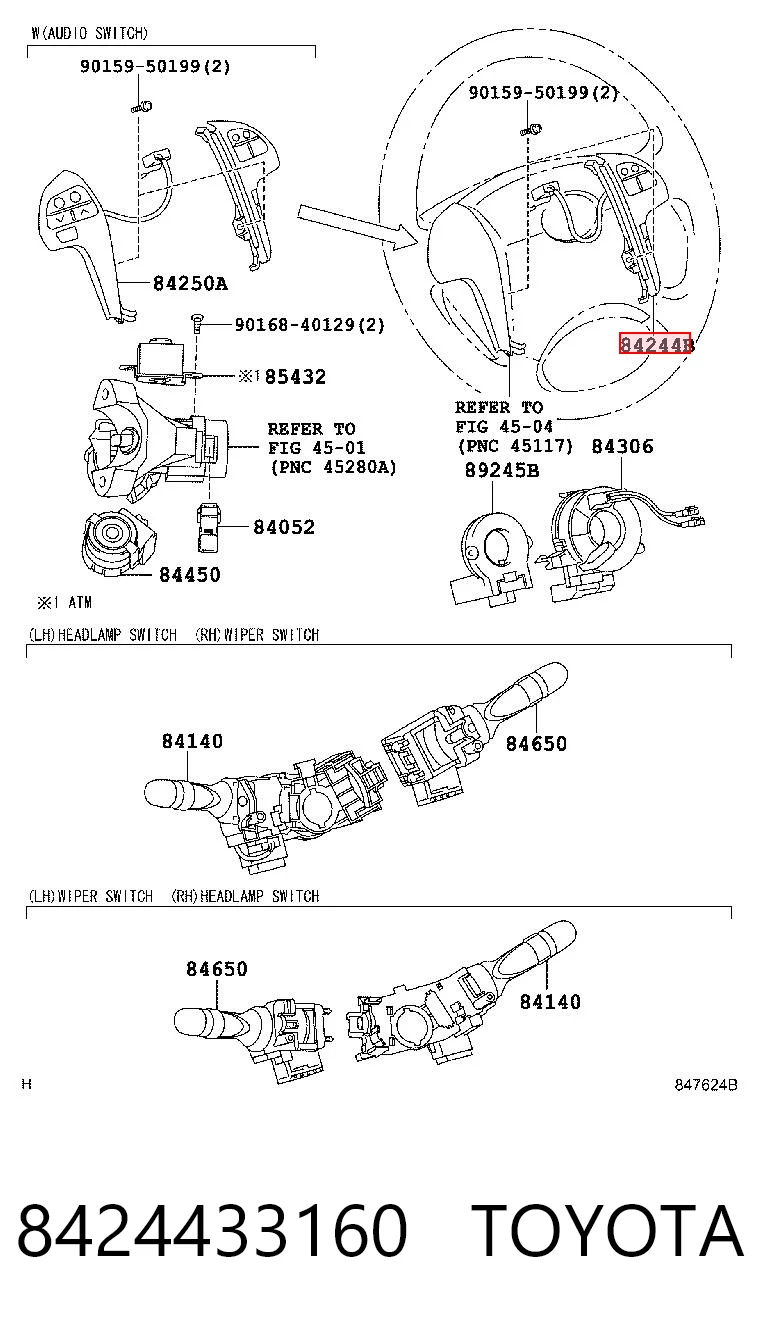 8424433160 Toyota 