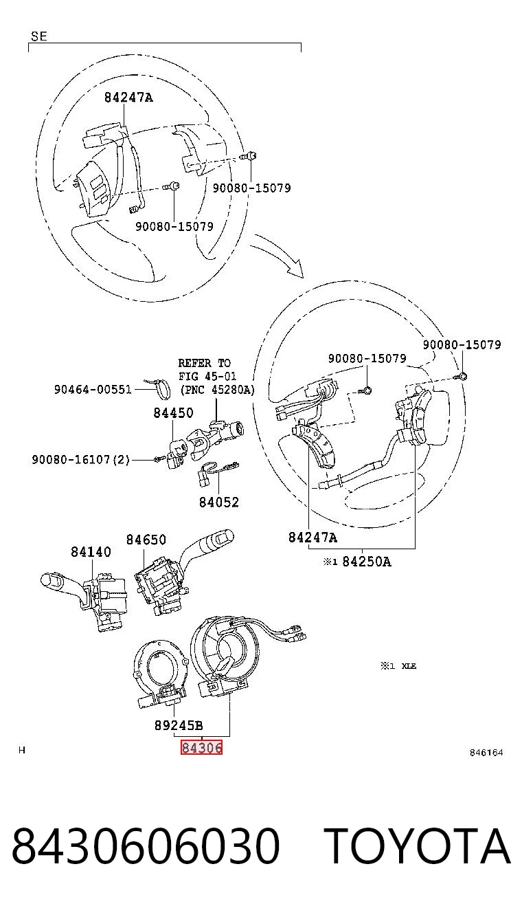 8430606030 Toyota Шлейф Airbag