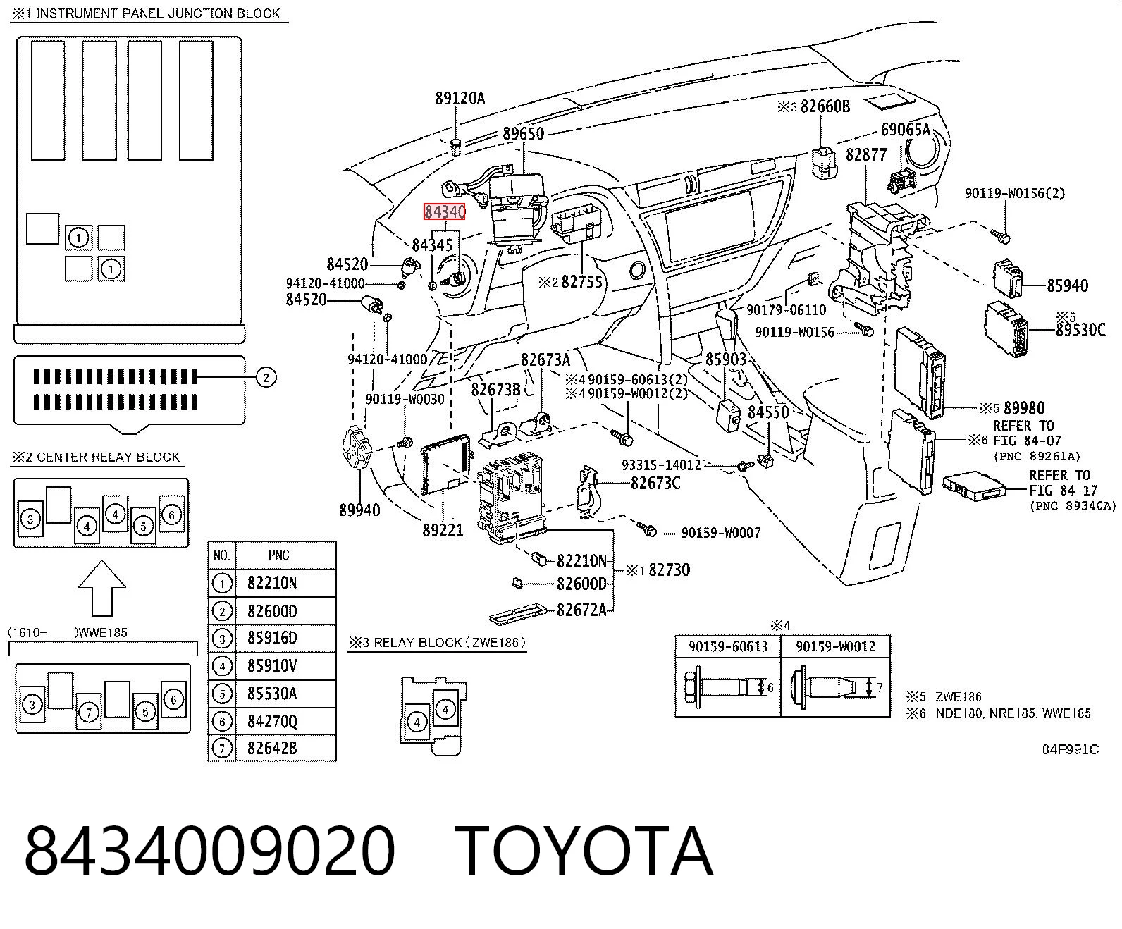 8434009020 Toyota Лягушка стоп-сигналу