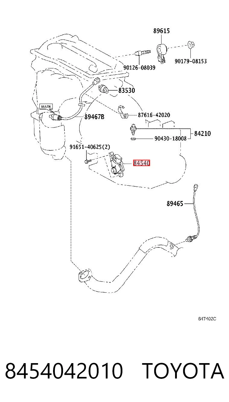 8454042010 Toyota Датчик нейтралки