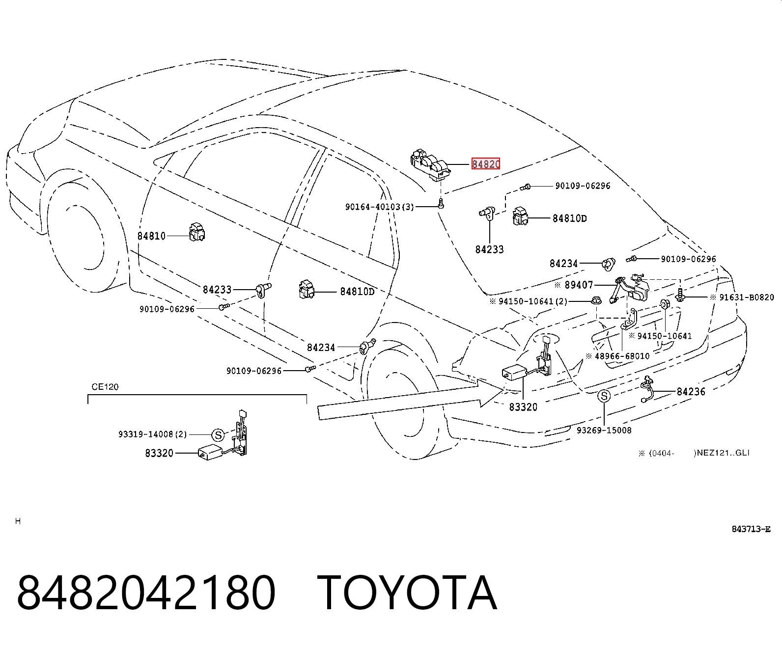 Кнопковий блок керування склопідіймачами центральної консолі Toyota 8482042180 ціна, від 24.50 USD