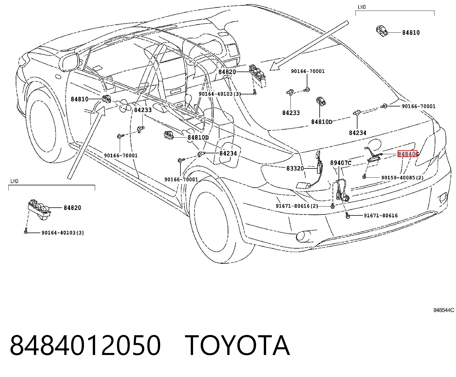 8484012050 Toyota 