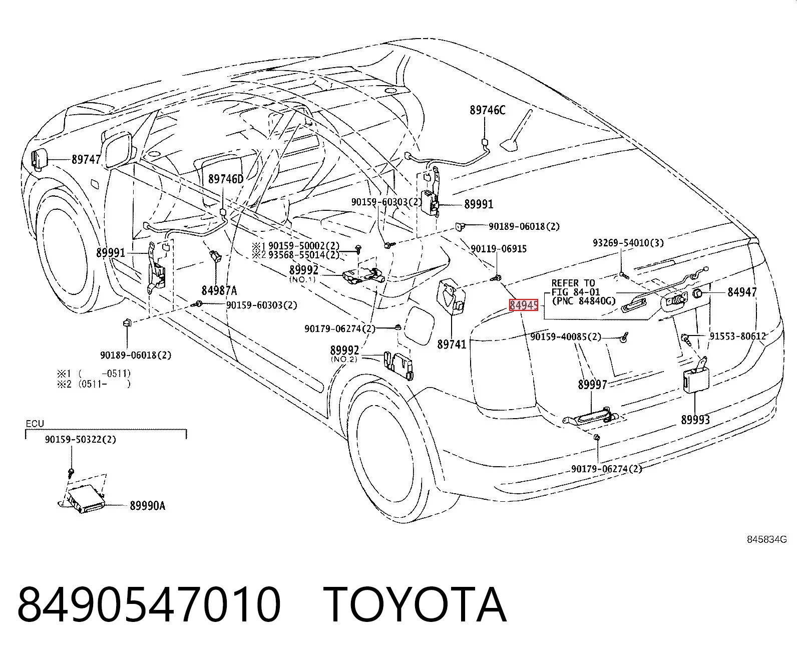 8490547010 Toyota 