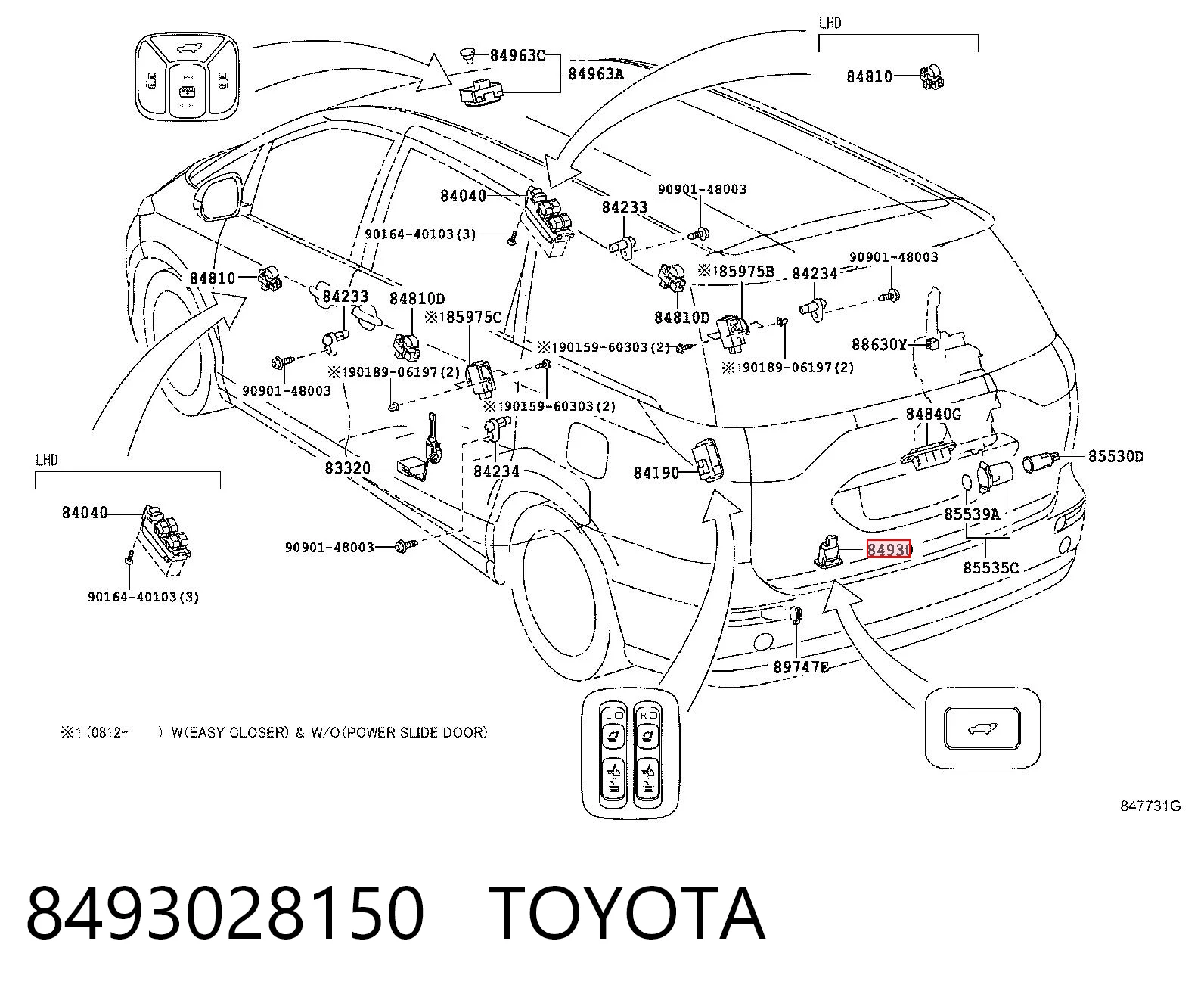 8493028150 Toyota 