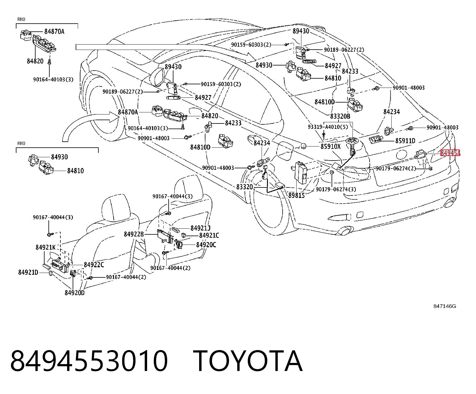 8494553010 Toyota 