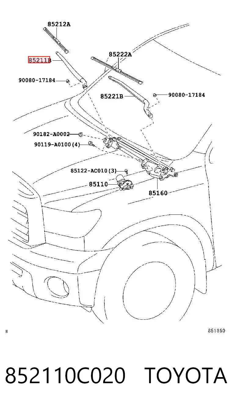 852110C020 Toyota 
