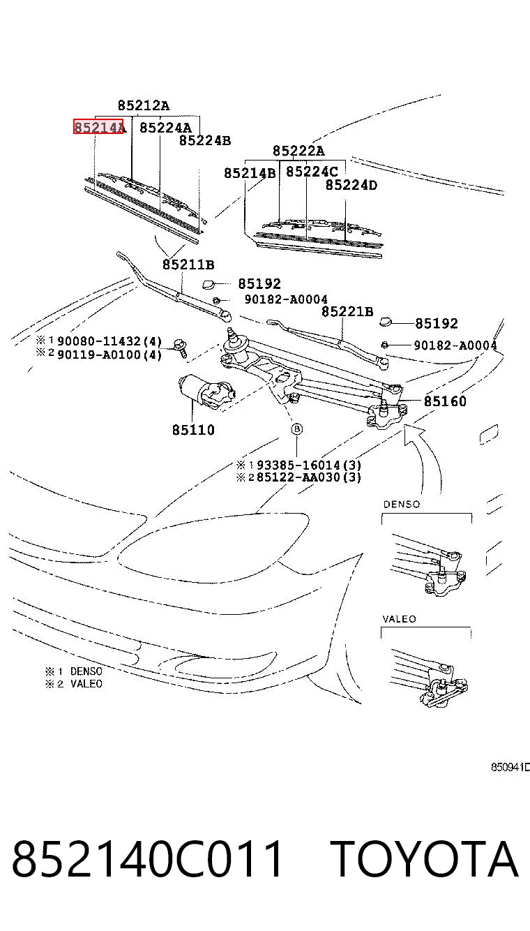 852140C011 Toyota 