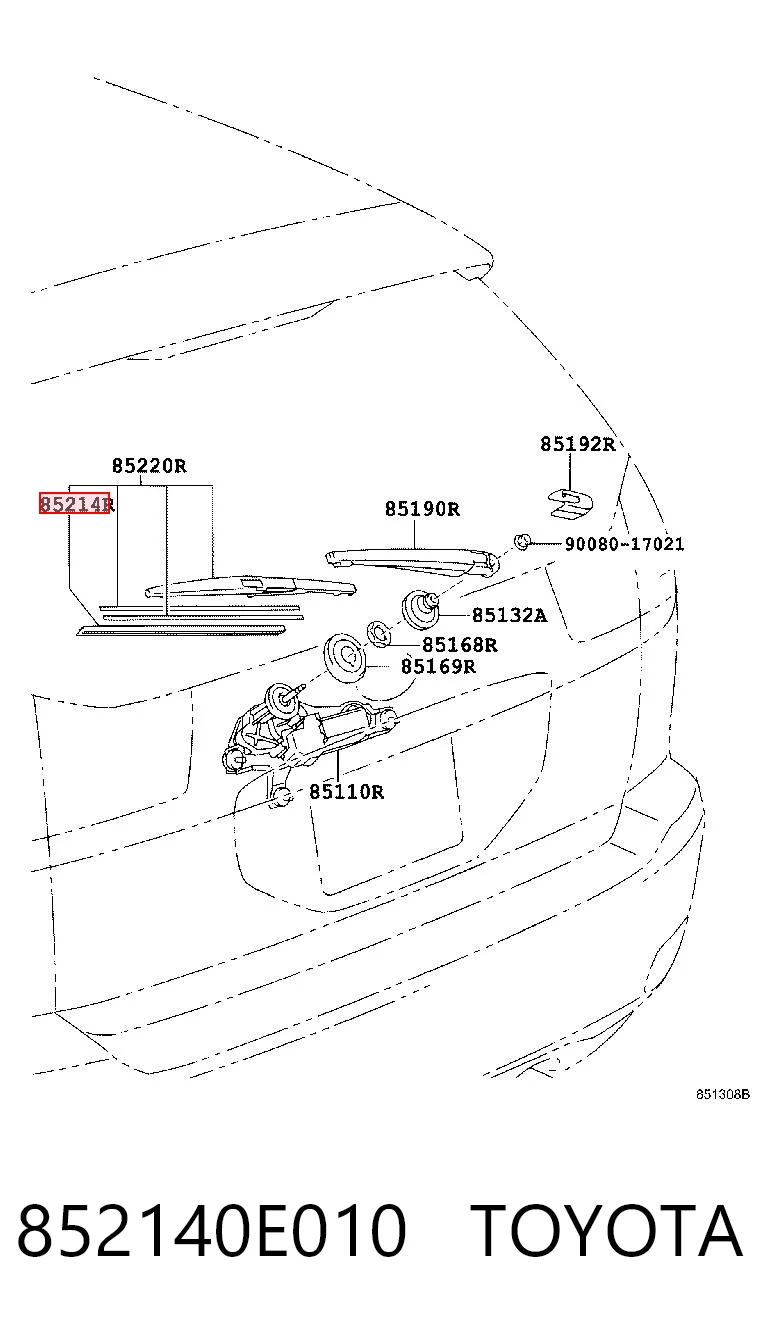 852140E010 Toyota 