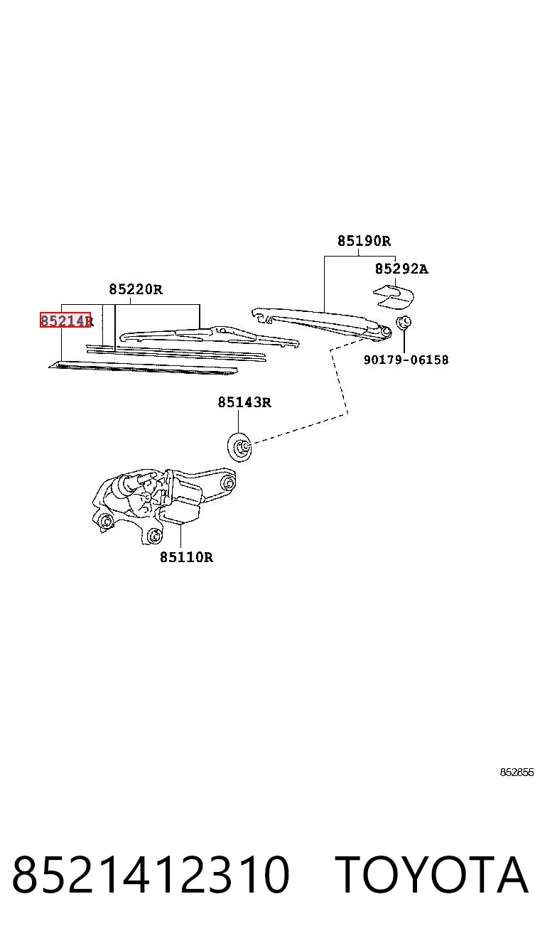 8521412310 Toyota 